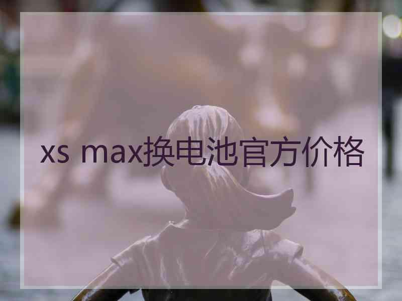 xs max换电池官方价格