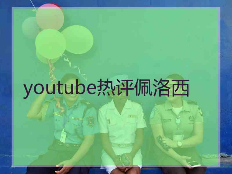 youtube热评佩洛西