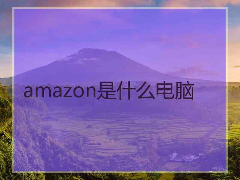 amazon是什么电脑