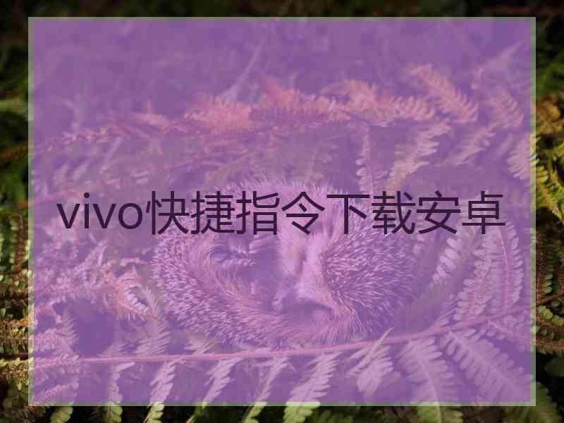 vivo快捷指令下载安卓