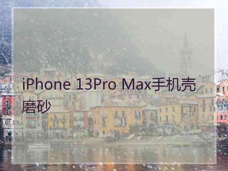 iPhone 13Pro Max手机壳磨砂