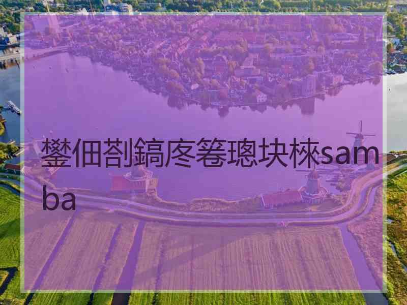 鐢佃剳鎬庝箞璁块棶samba