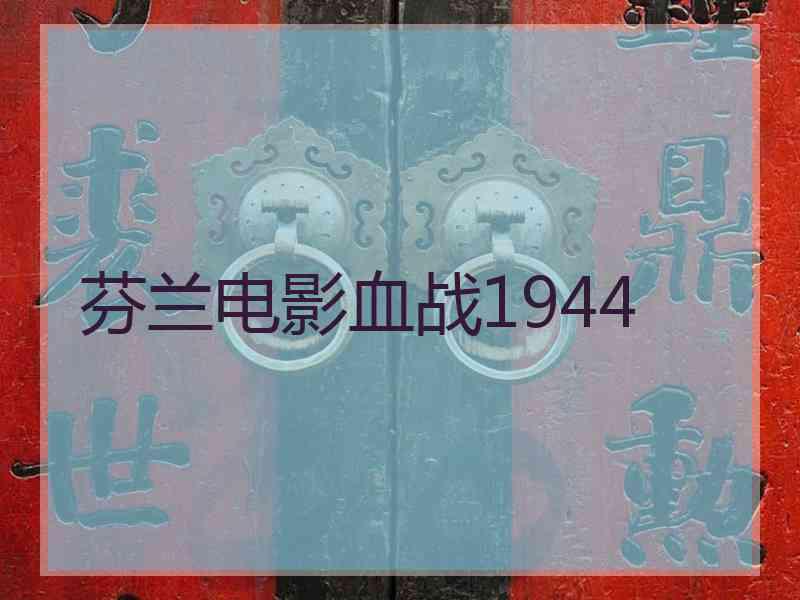 芬兰电影血战1944