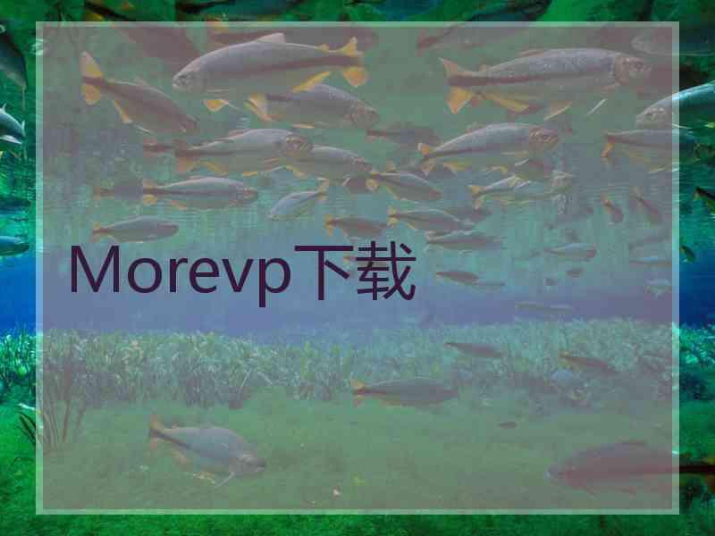 Morevp下载