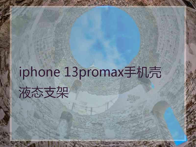 iphone 13promax手机壳液态支架