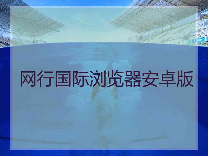 网行国际浏览器安卓版