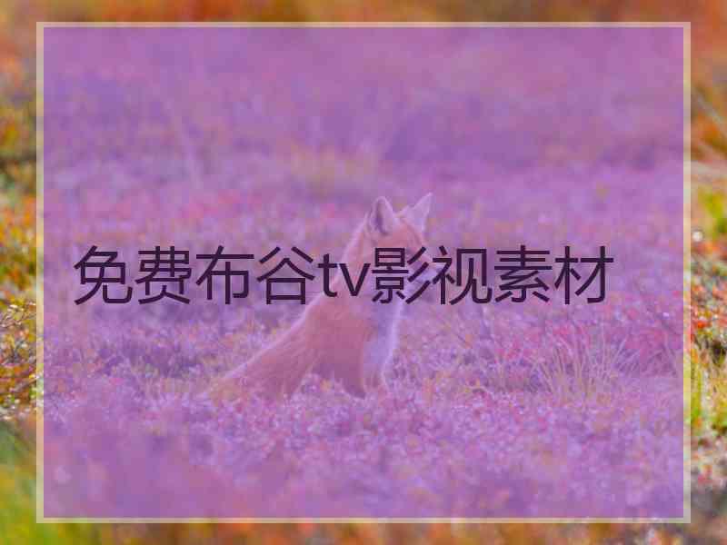 免费布谷tv影视素材