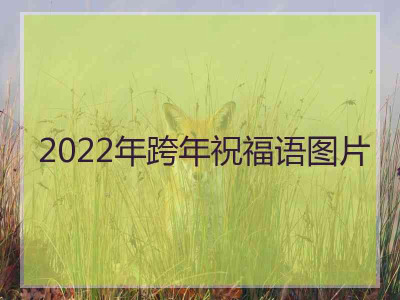 2022年跨年祝福语图片