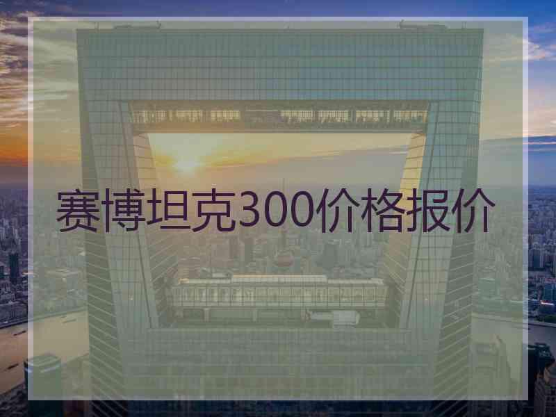 赛博坦克300价格报价