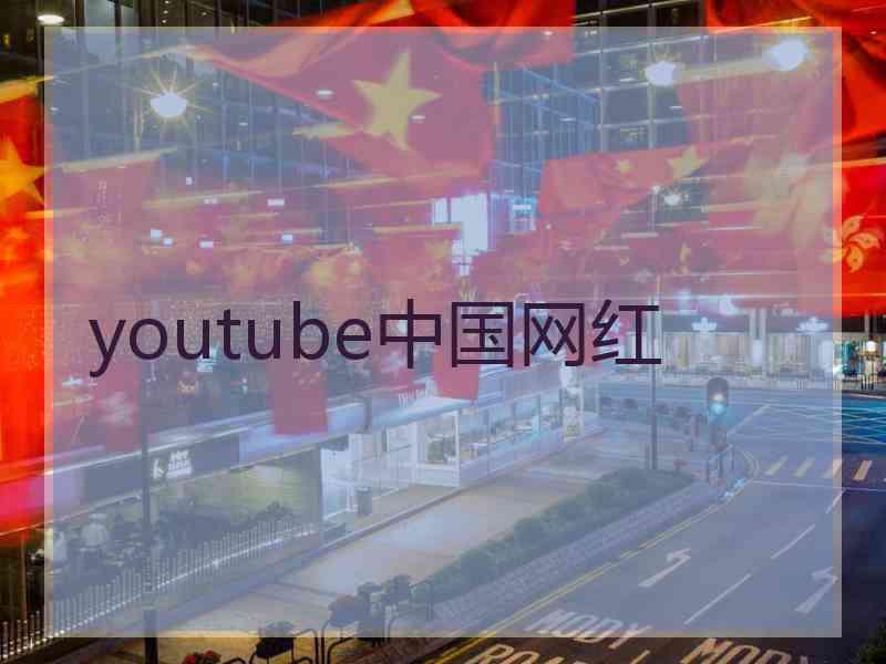 youtube中国网红