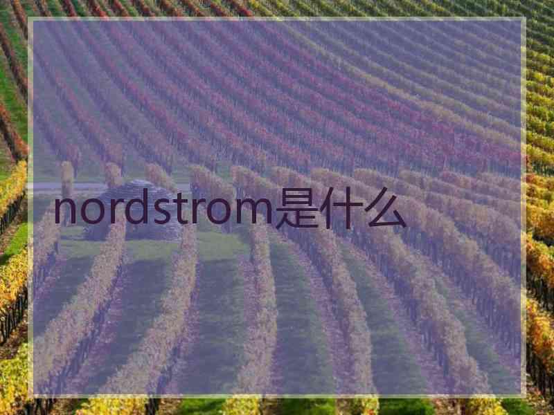 nordstrom是什么