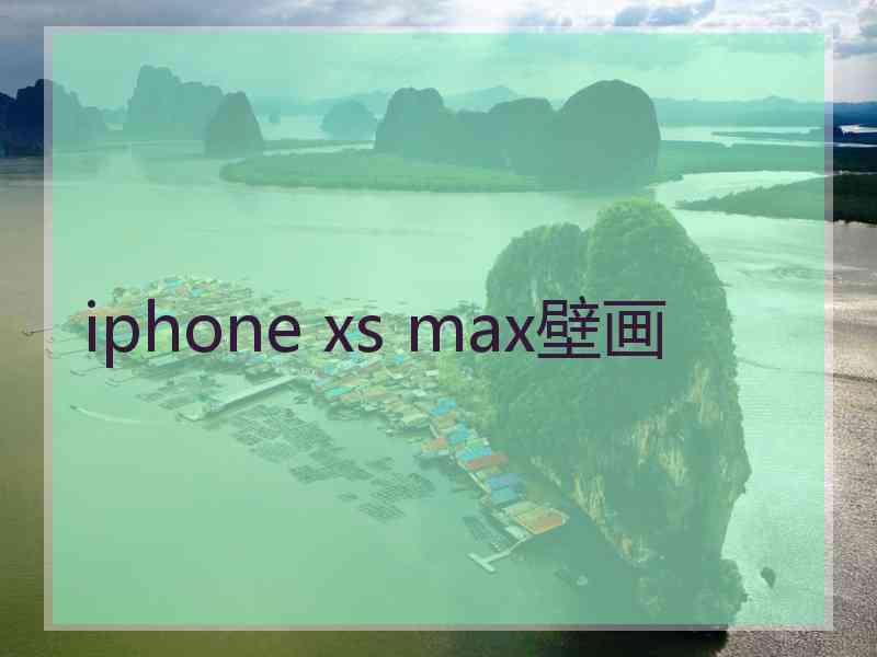 iphone xs max壁画