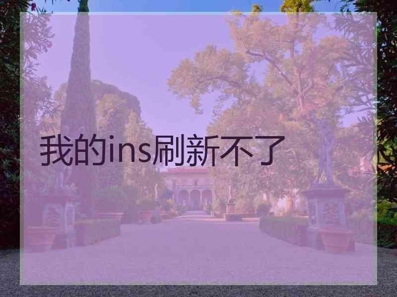 我的ins刷新不了