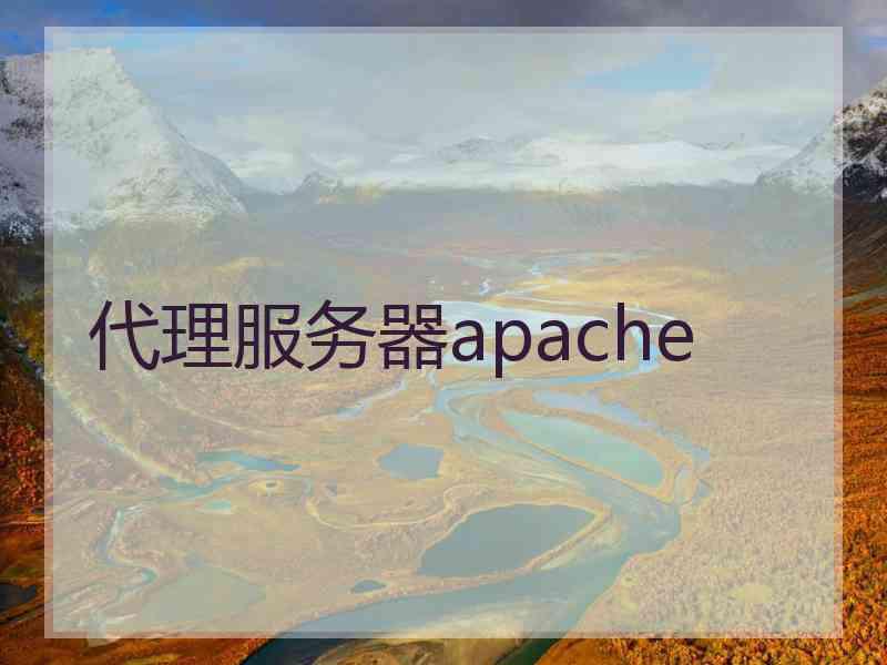 代理服务器apache