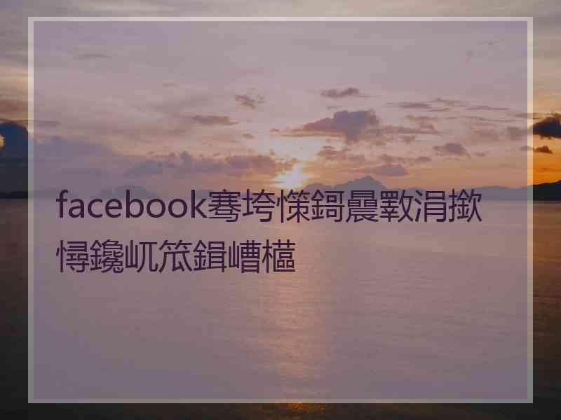 facebook骞垮憡鎶曟斁涓撳憳鑱屼笟鍓嶆櫙