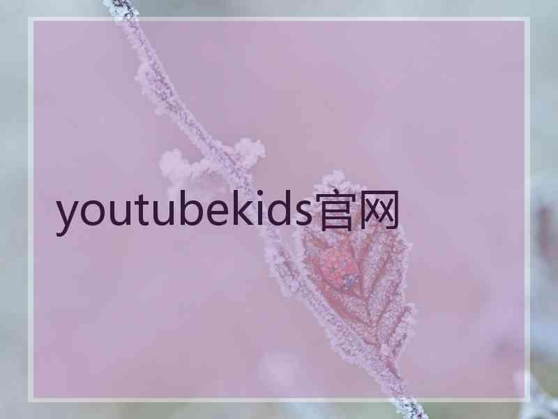 youtubekids官网