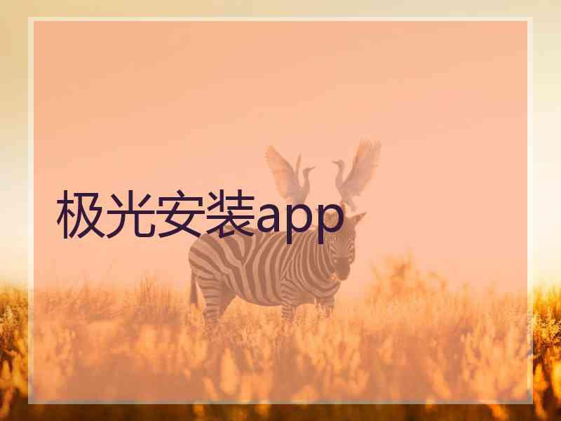 极光安装app