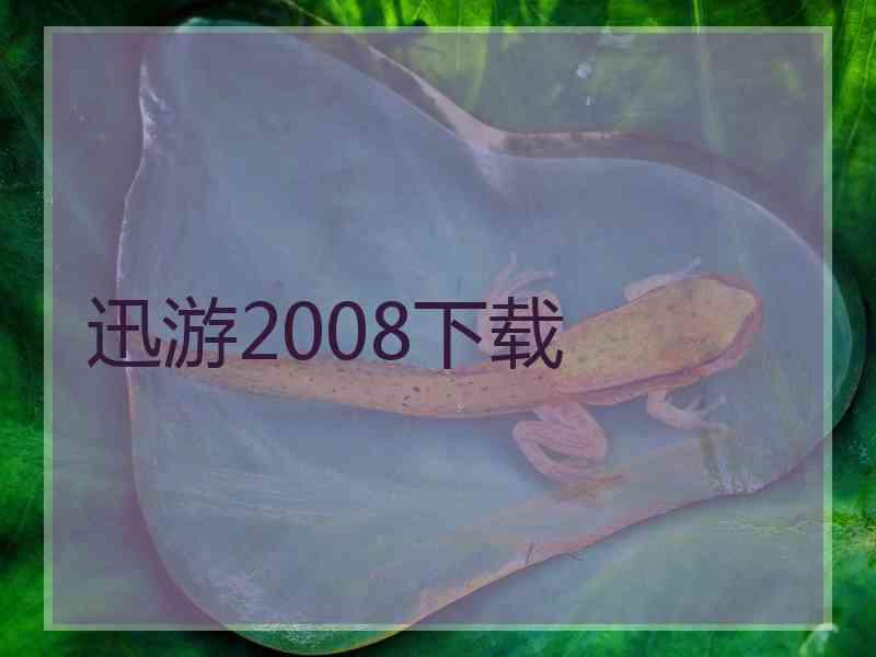 迅游2008下载