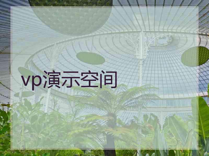 vp演示空间