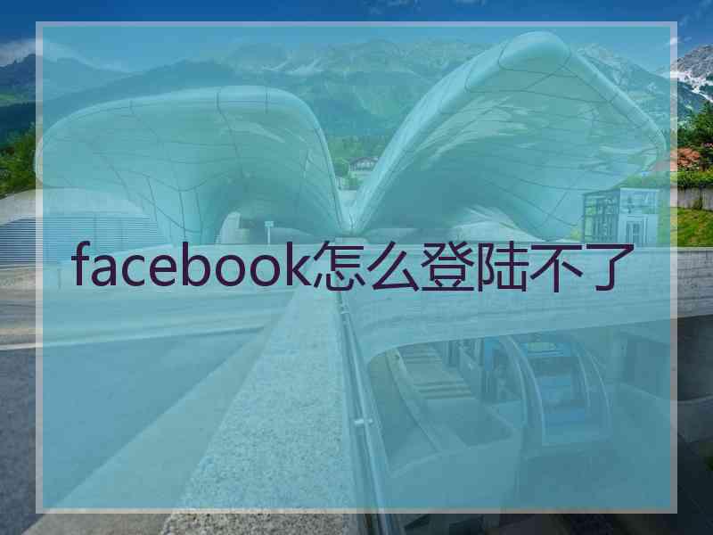 facebook怎么登陆不了