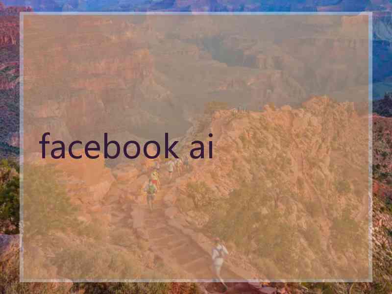 facebook ai