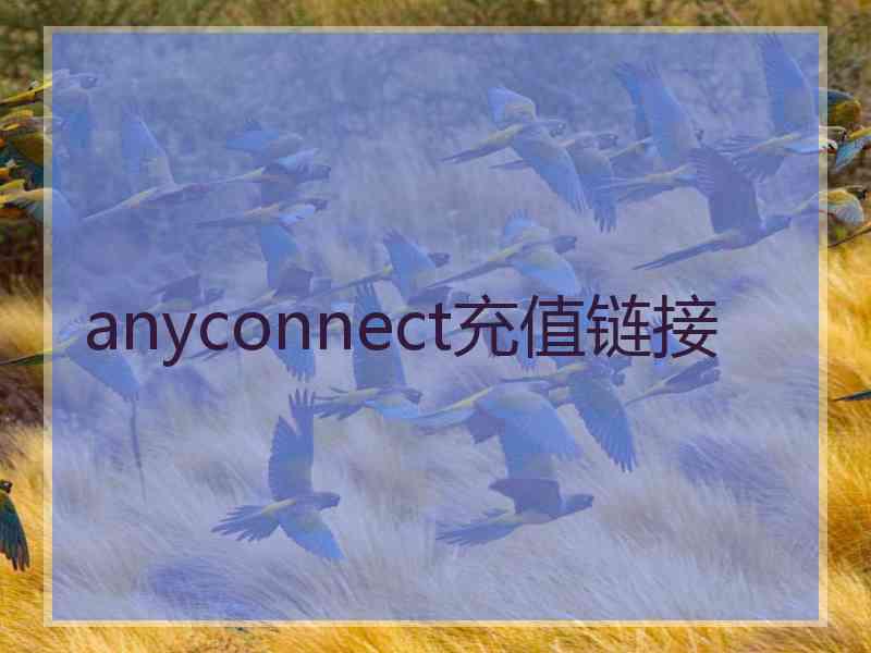 anyconnect充值链接