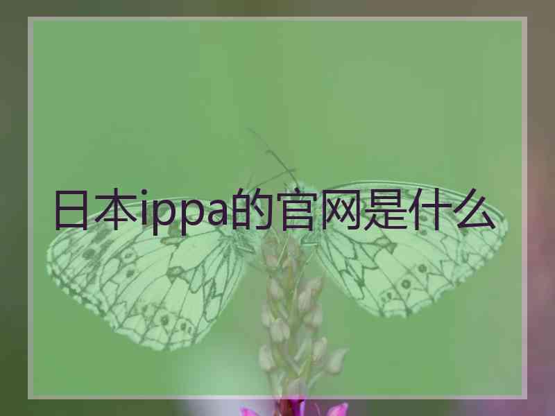 日本ippa的官网是什么