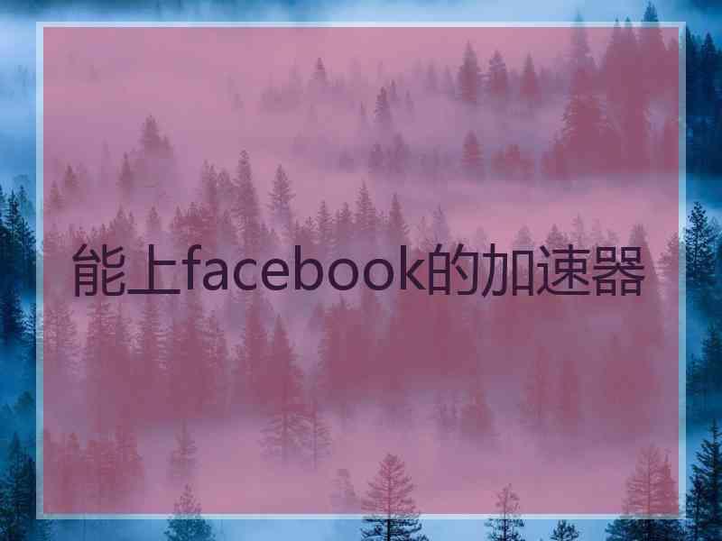 能上facebook的加速器