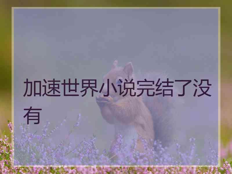 加速世界小说完结了没有