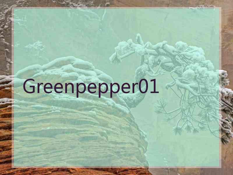 Greenpepper01