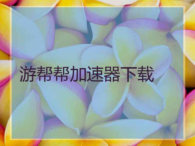 游帮帮加速器下载