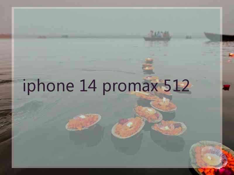 iphone 14 promax 512