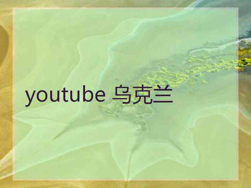 youtube 乌克兰