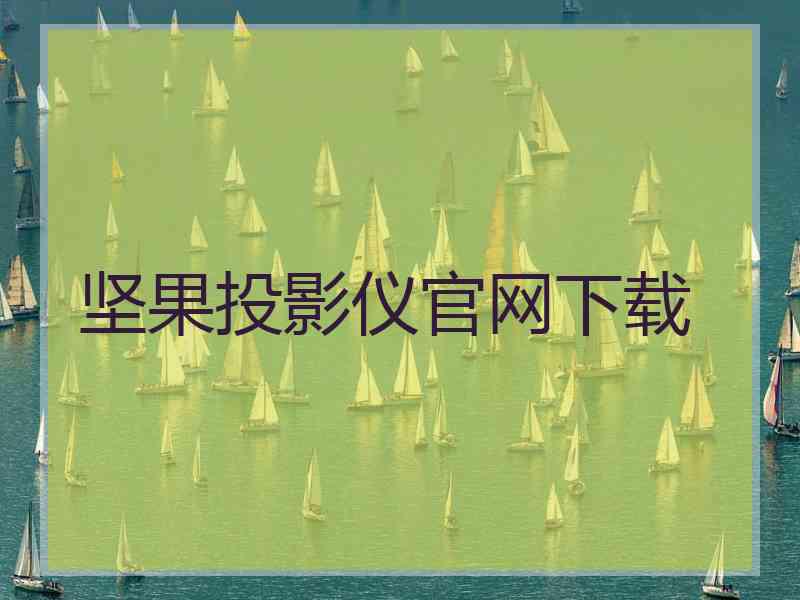 坚果投影仪官网下载