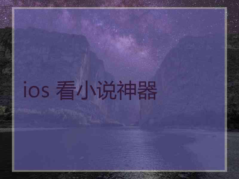 ios 看小说神器