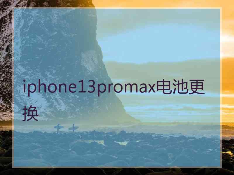 iphone13promax电池更换