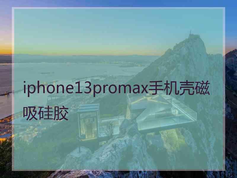 iphone13promax手机壳磁吸硅胶