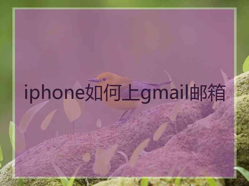 iphone如何上gmail邮箱