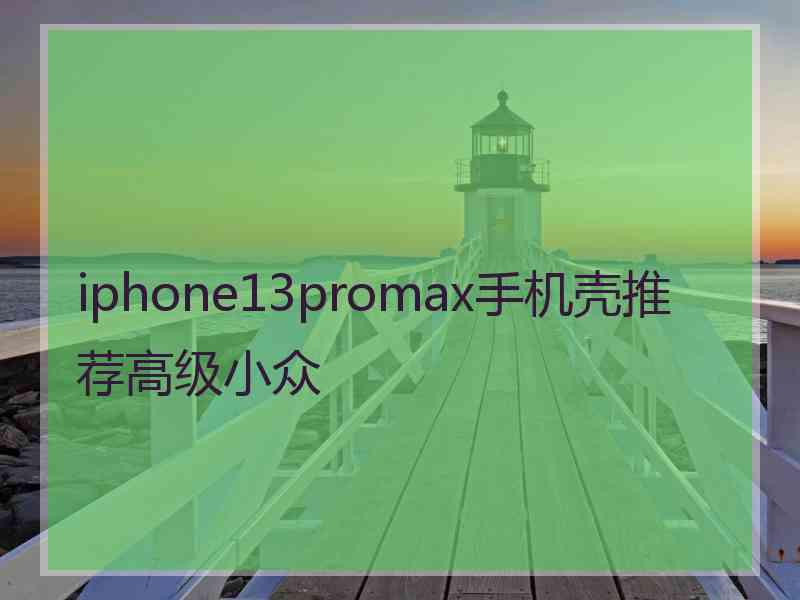 iphone13promax手机壳推荐高级小众