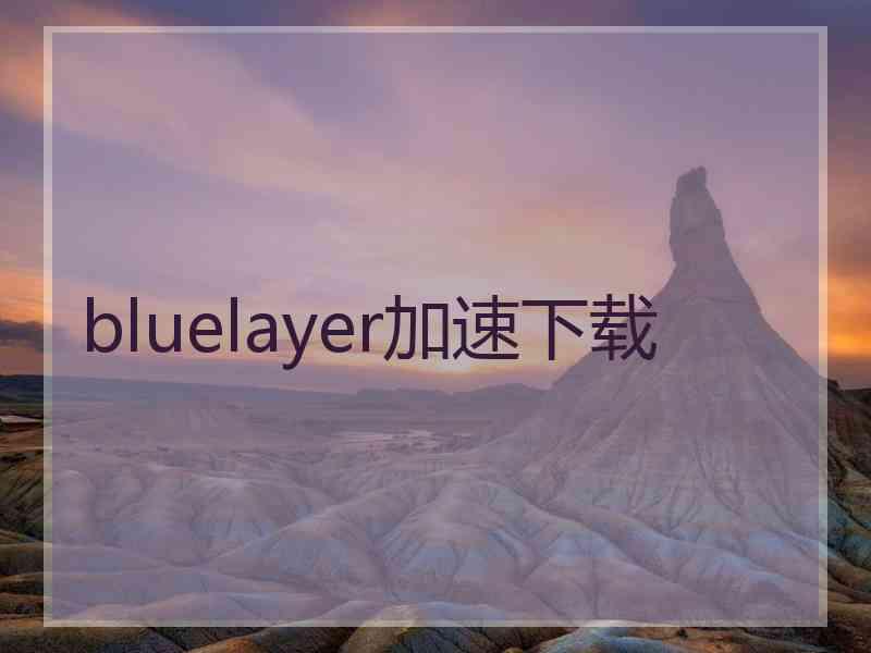 bluelayer加速下载