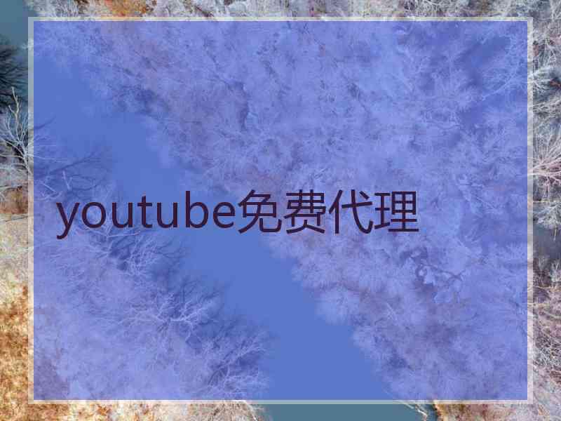 youtube免费代理