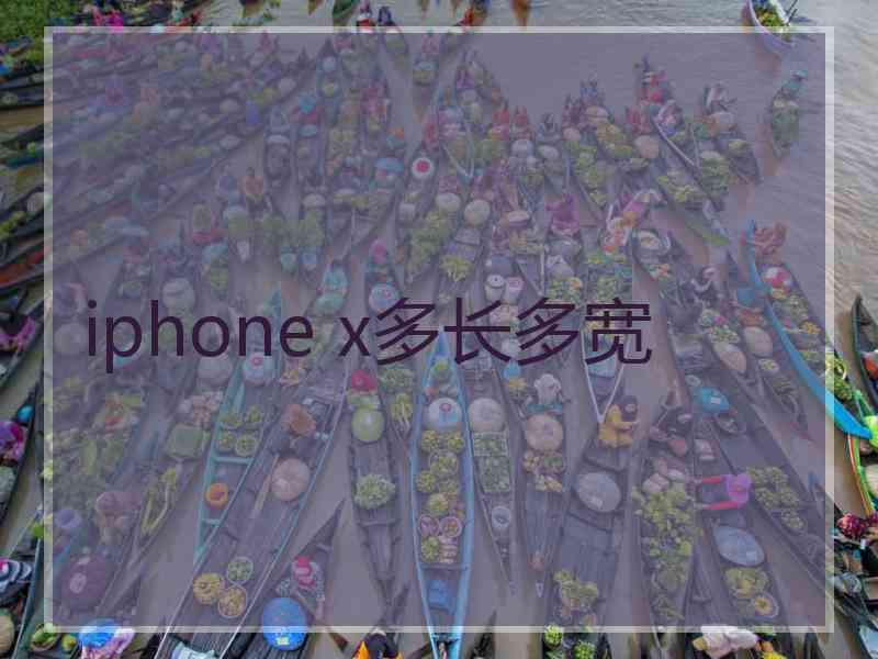 iphone x多长多宽