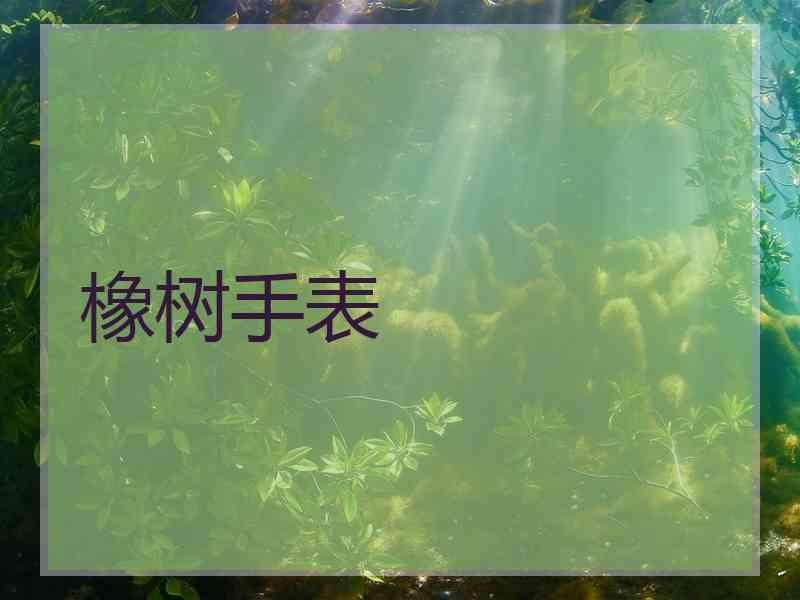 橡树手表