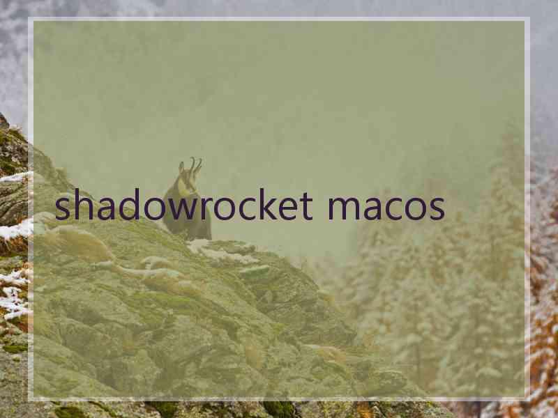 shadowrocket macos