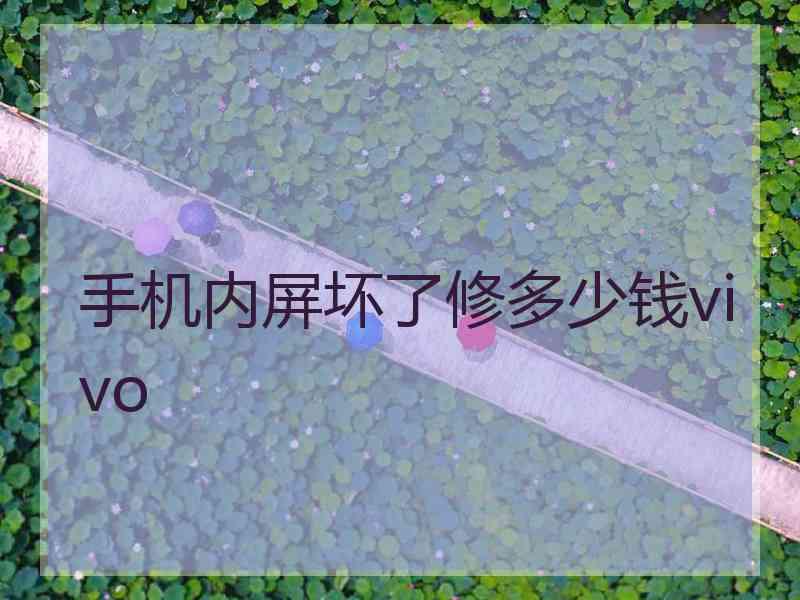 手机内屏坏了修多少钱vivo