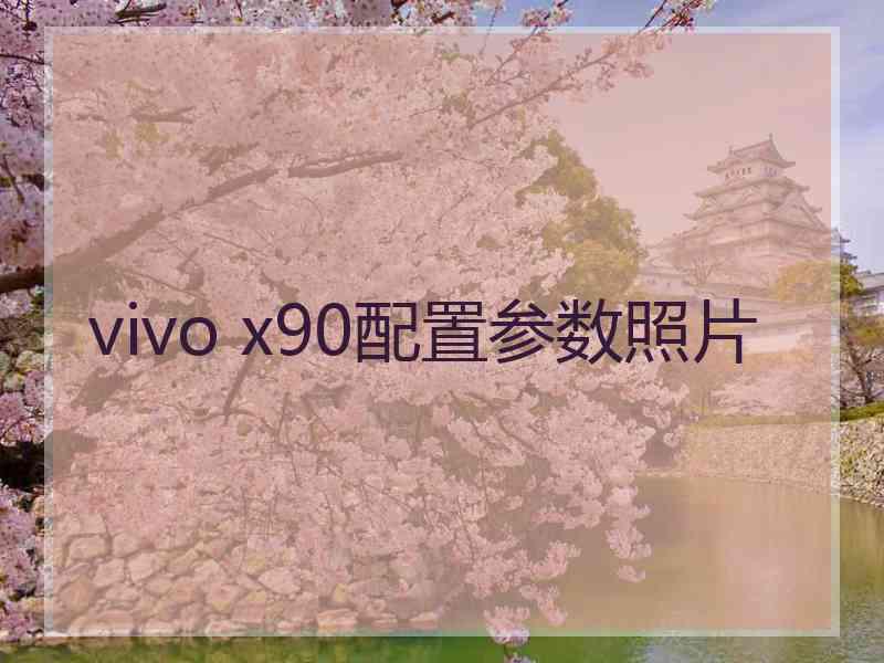 vivo x90配置参数照片