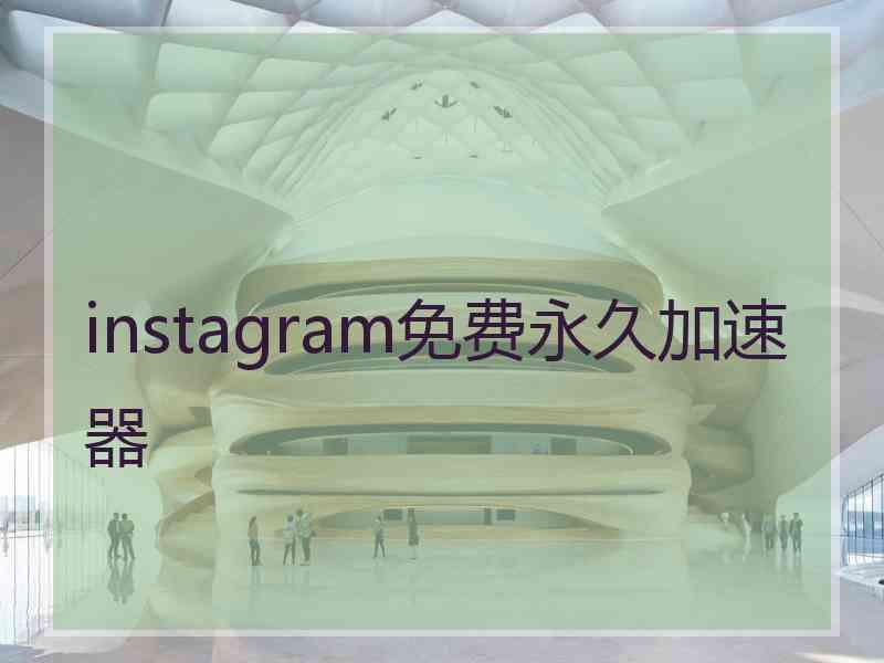 instagram免费永久加速器