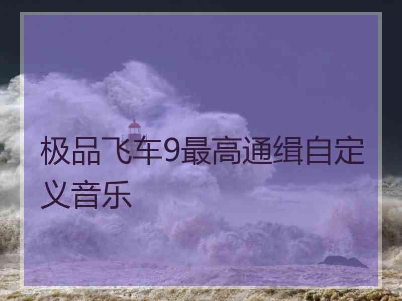 极品飞车9最高通缉自定义音乐