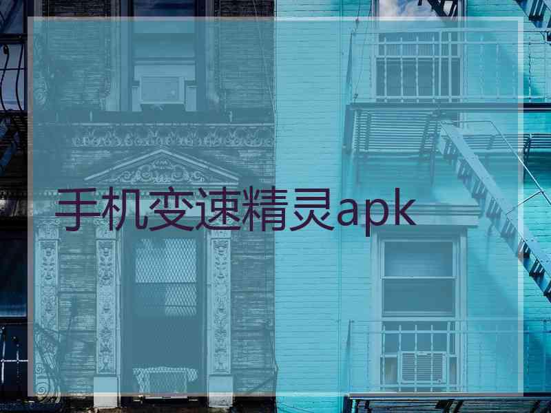 手机变速精灵apk