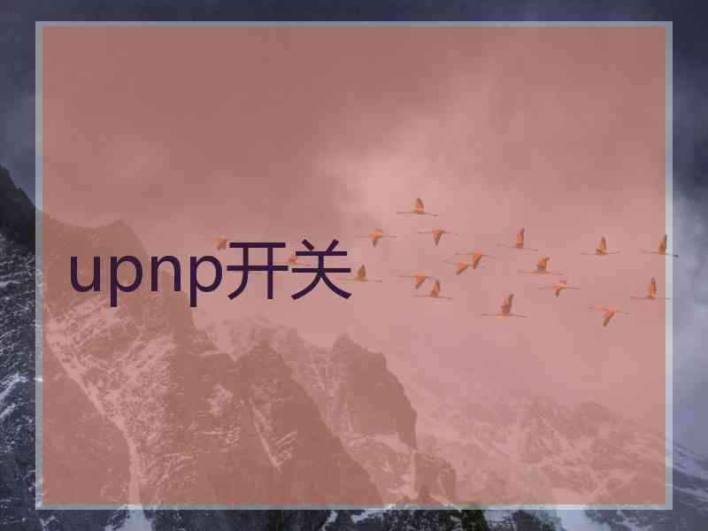 upnp开关